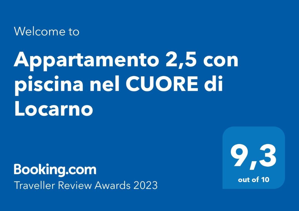 Appartamento 2,5 Con Piscina Nel Cuore Di Locarno 463 외부 사진